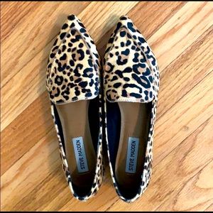 Steve Madden calf hair flats